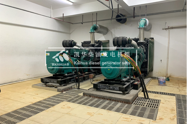 浙江交通两台500KW沃尔沃发电机组成功交付