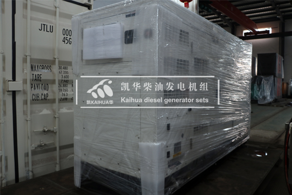 出口缅甸的四台康明斯发电机组成功出厂